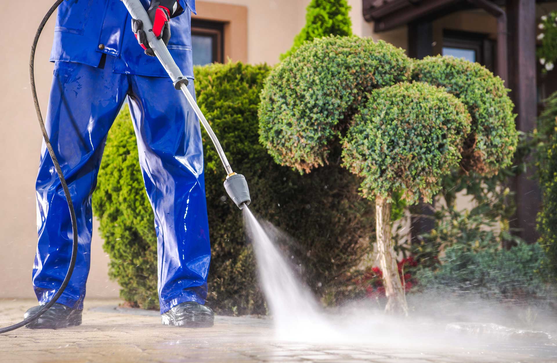 Cleaning Residential Driveway — Melbourne, Florida — A Absolute Mobile Auto Detailing