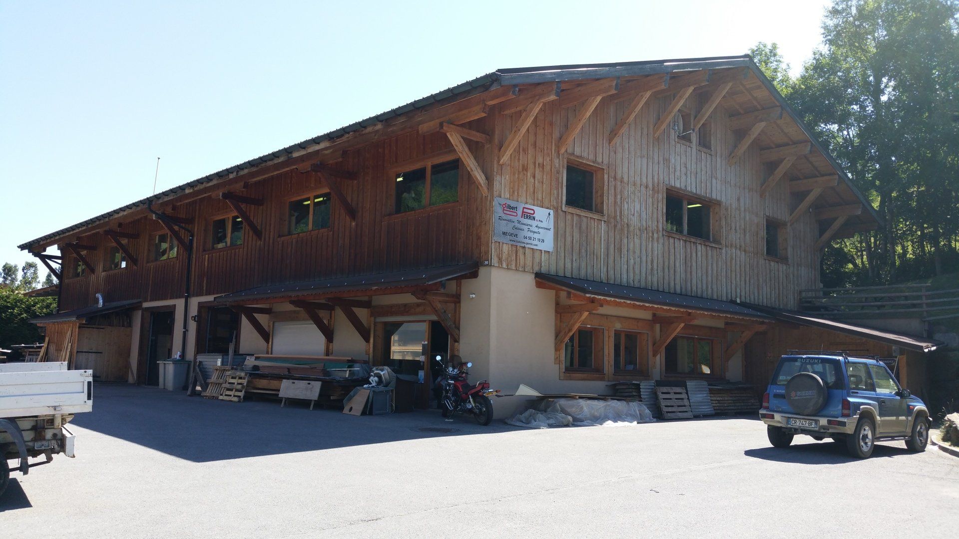 Atelier vu de l'extérieur