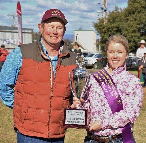 Grand Champion Junior Judge: Rachel Relf, Glenn Trout, Judge
