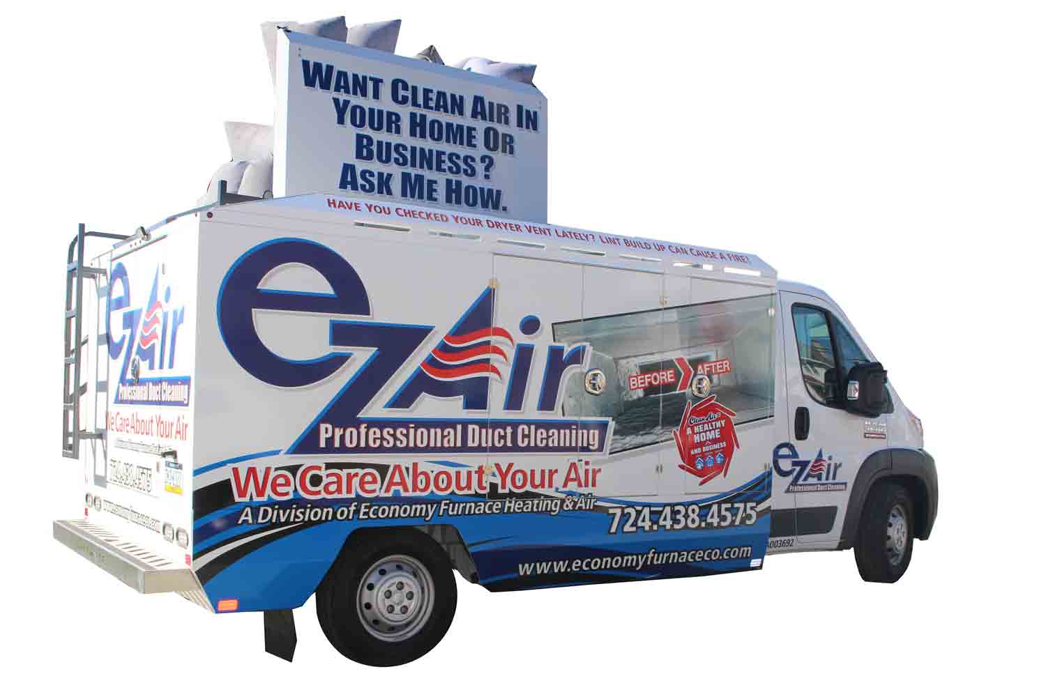 Company Van — HVAC service in Uniontown, PA Company Van — HVAC service in Uniontown, PA