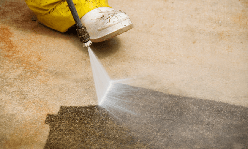 Jet washing