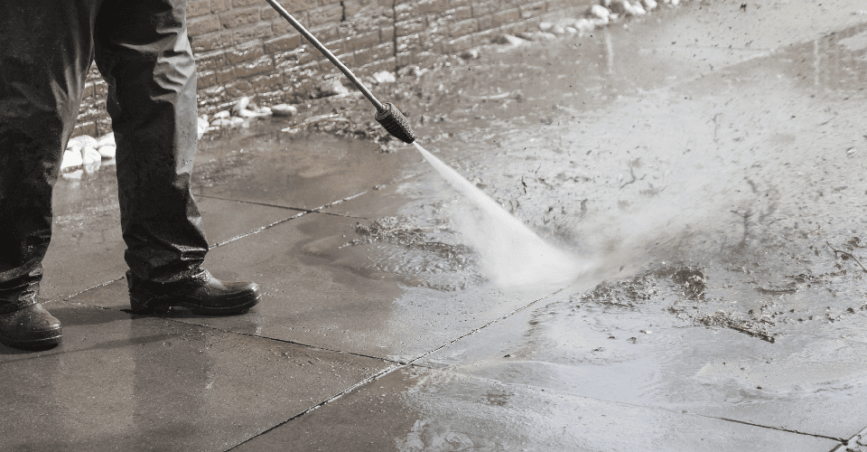 Pressure washing