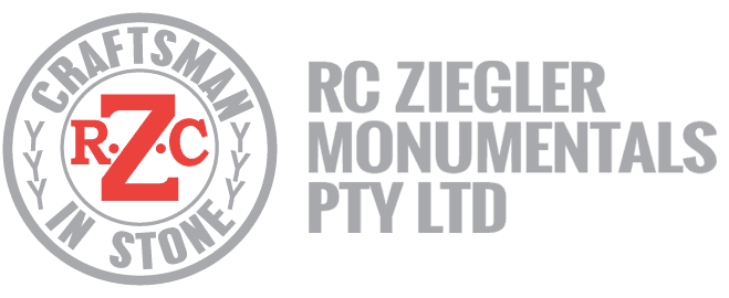 rc zielgler monumentals pty ltd logo