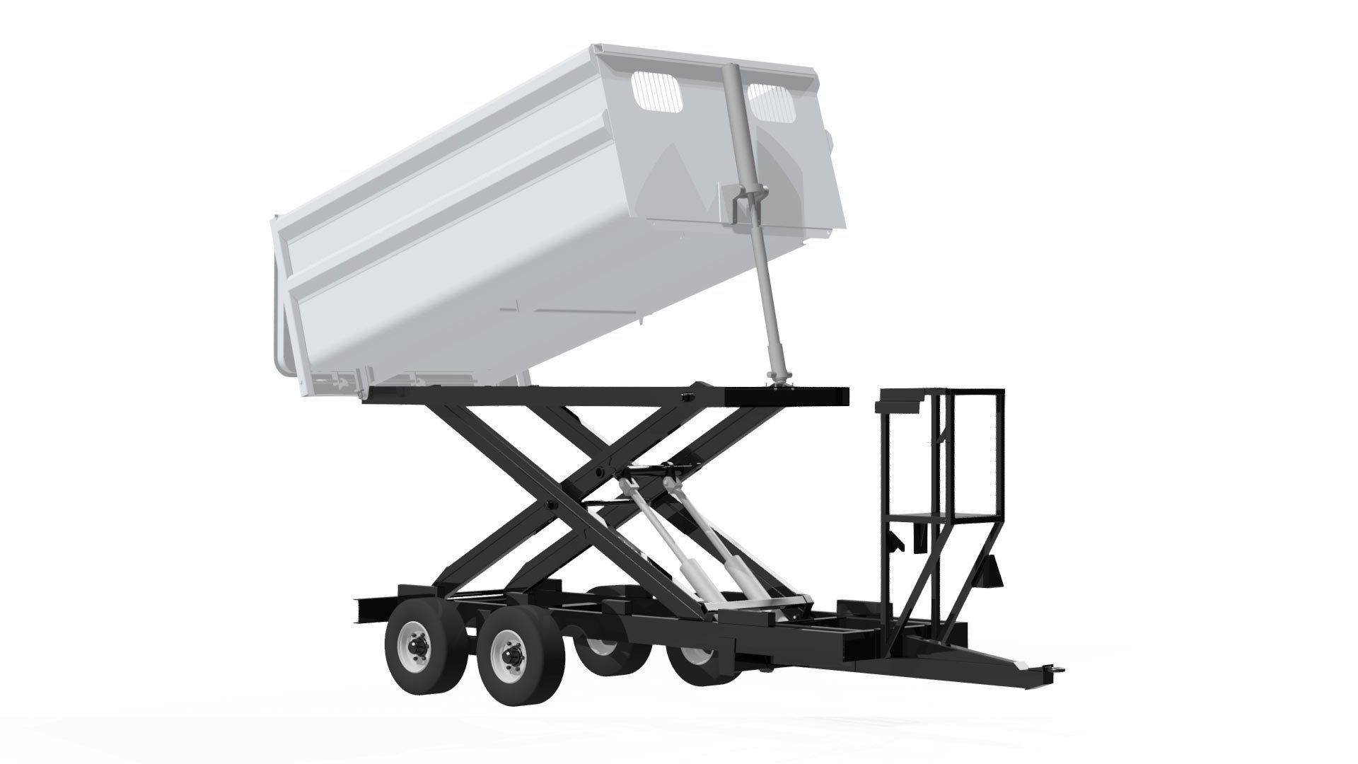 Scissorlift Tipping Trailer