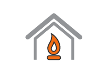 graphic of central heating