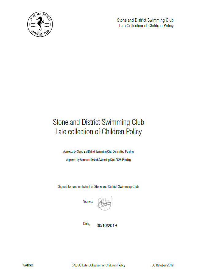 Child Late Collection Policy