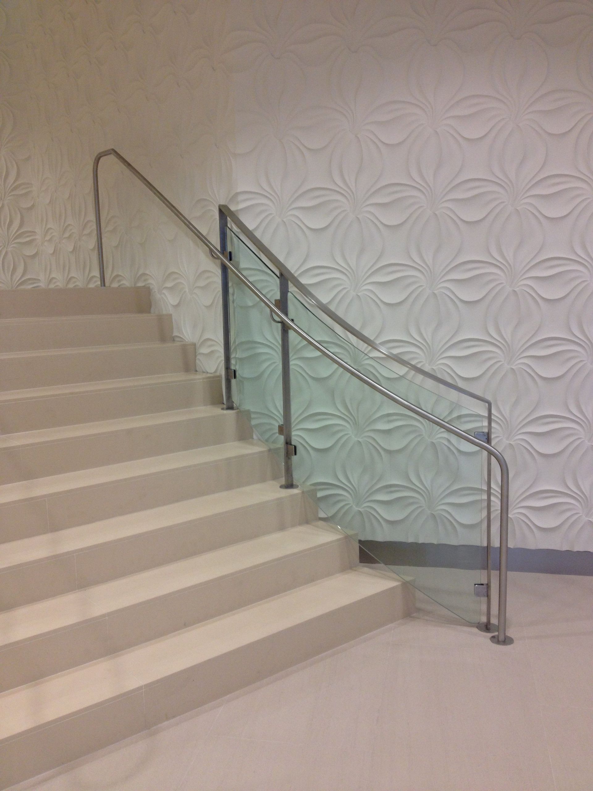 Curved Glass Stairwell
