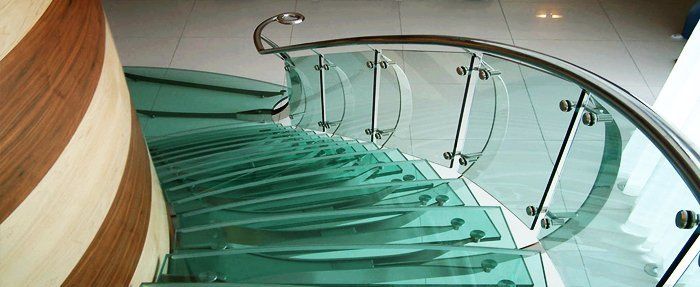 Curved Glass laminated windows