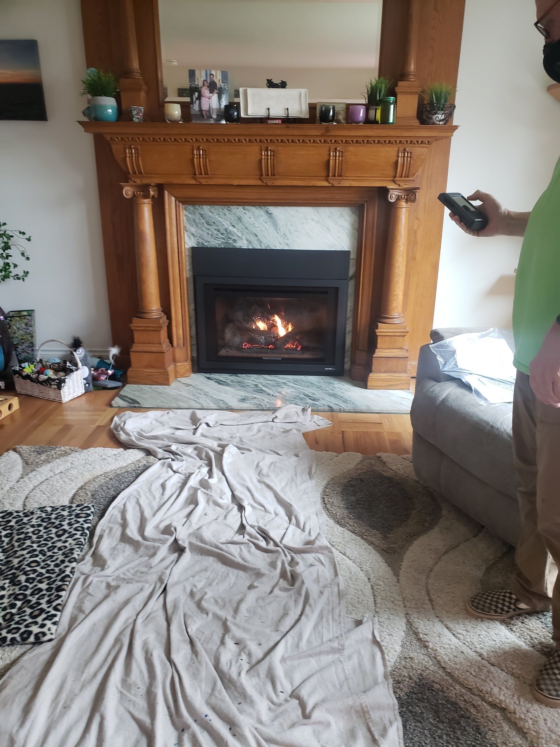 After Fireplace — Everett, WA — CBMM LLC