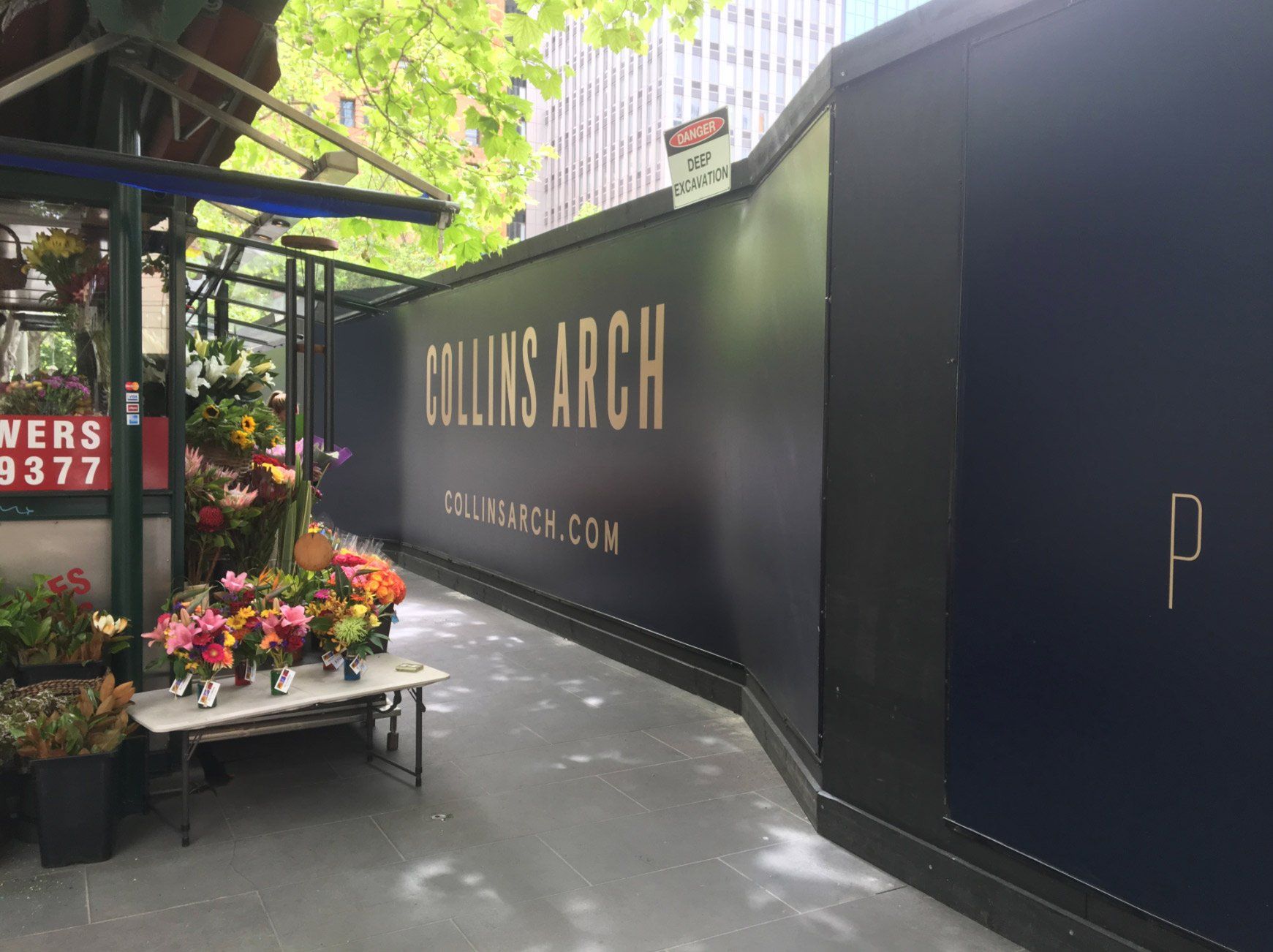 Collins Arch Construction Hoardings