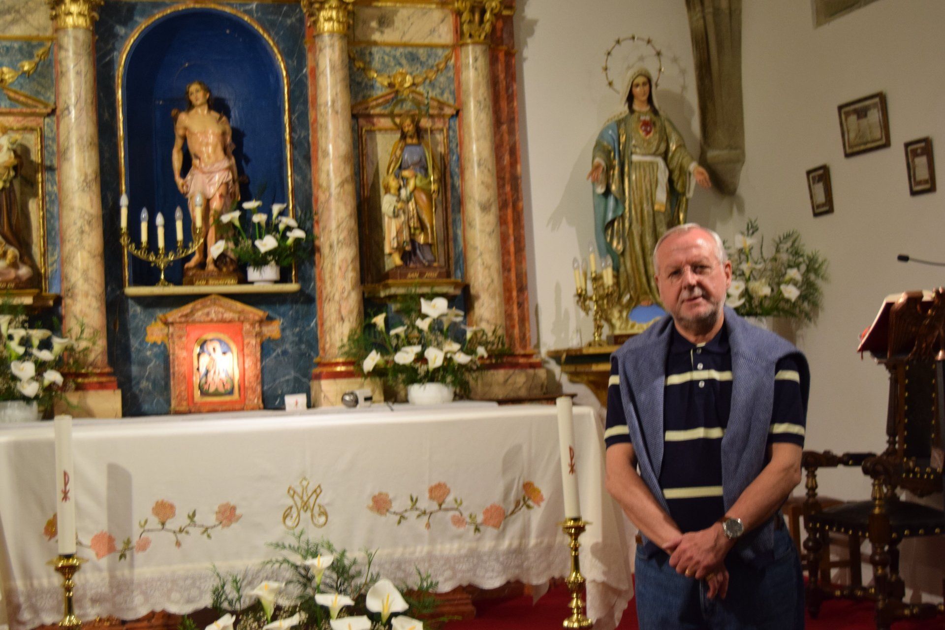 Philip with Priest