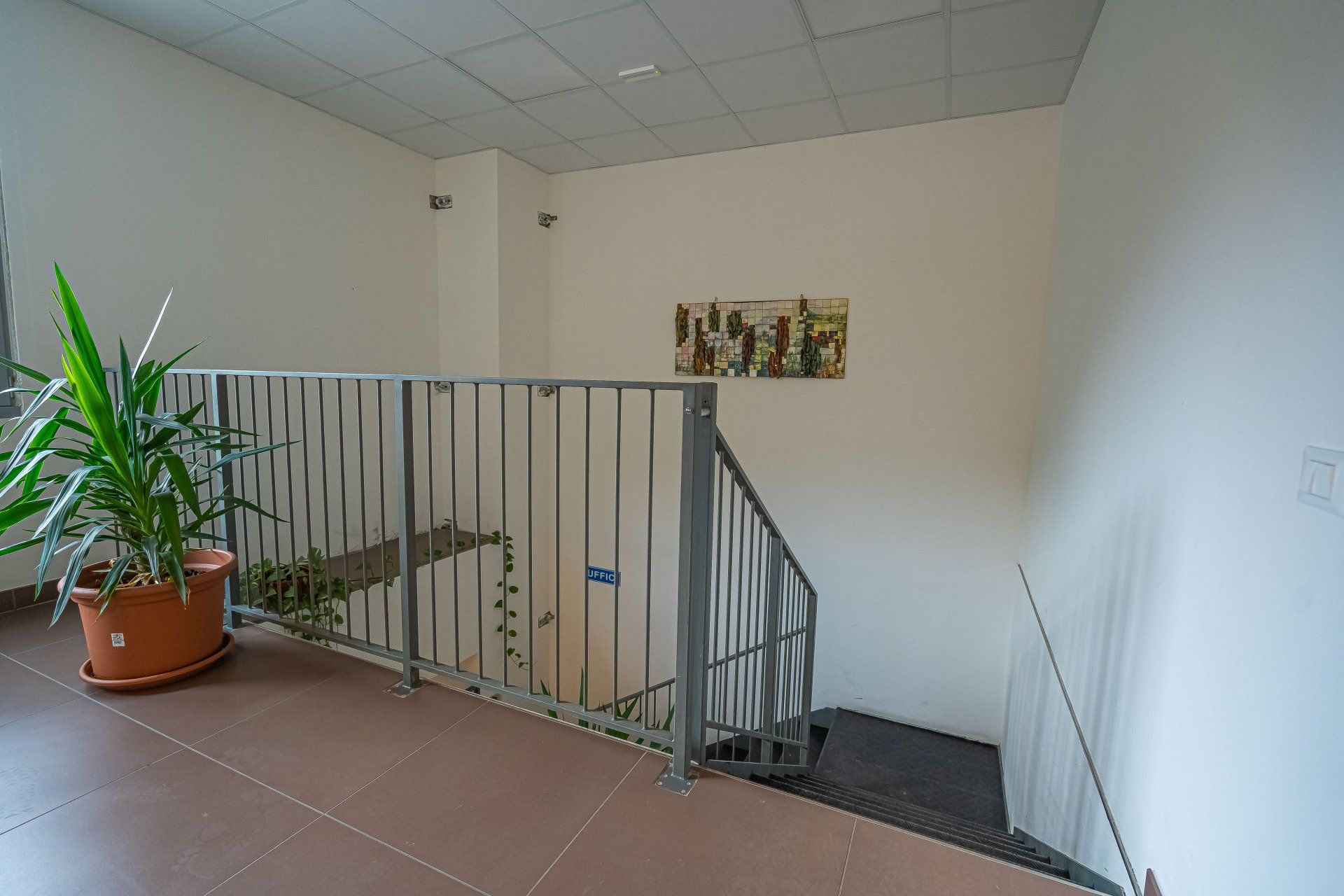 interno delll'officina di alesatura