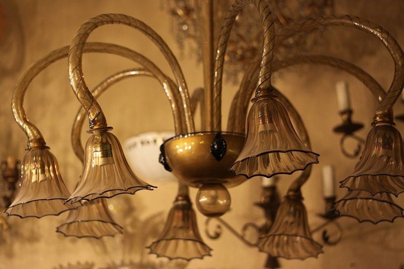 lampadario oro