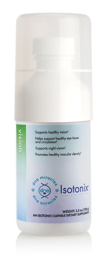 A white bottle of isotonic deodorant on a white background.