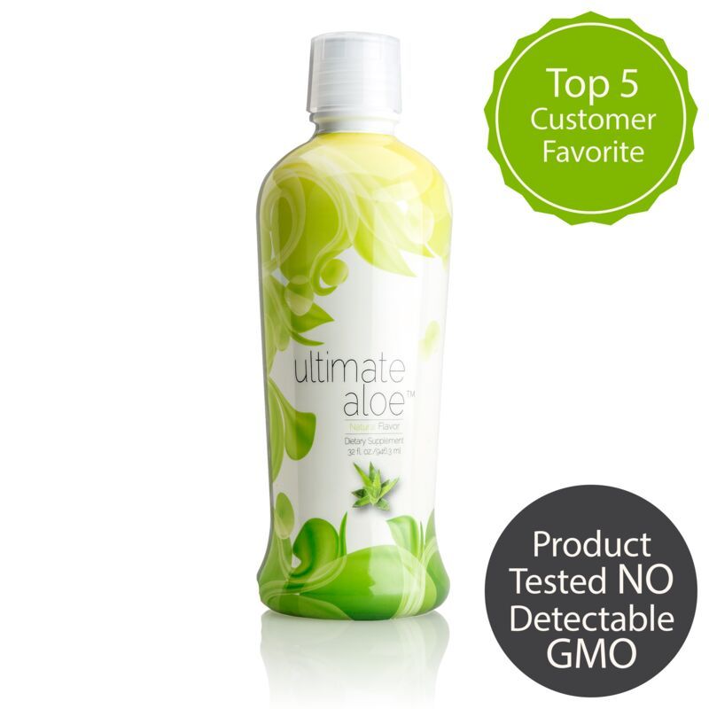 A bottle of ultimate aloe is a top 5 customer favorite