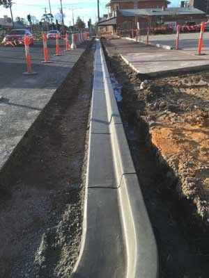 concrete curb
