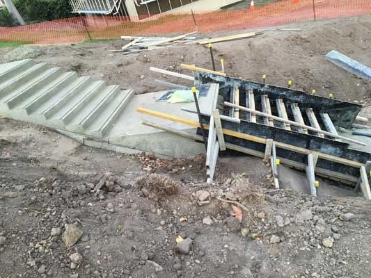 concrete stairs