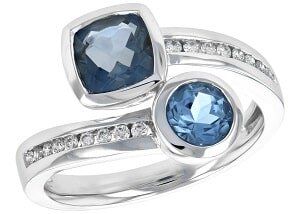 Watches — 14k Gold Topaz and Diamond Ring in Warren, OH