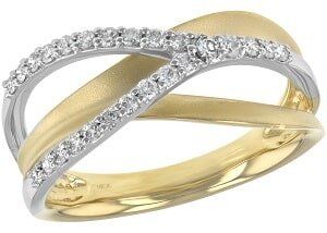 Diamond Ring — 14k Two Tine Diamond in Warren, OH