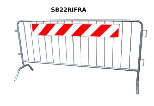 TRANSENNA PER SBARRAMENTI CONTINUI RIFRANGENTE