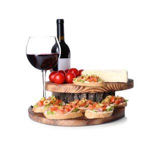 wine and food