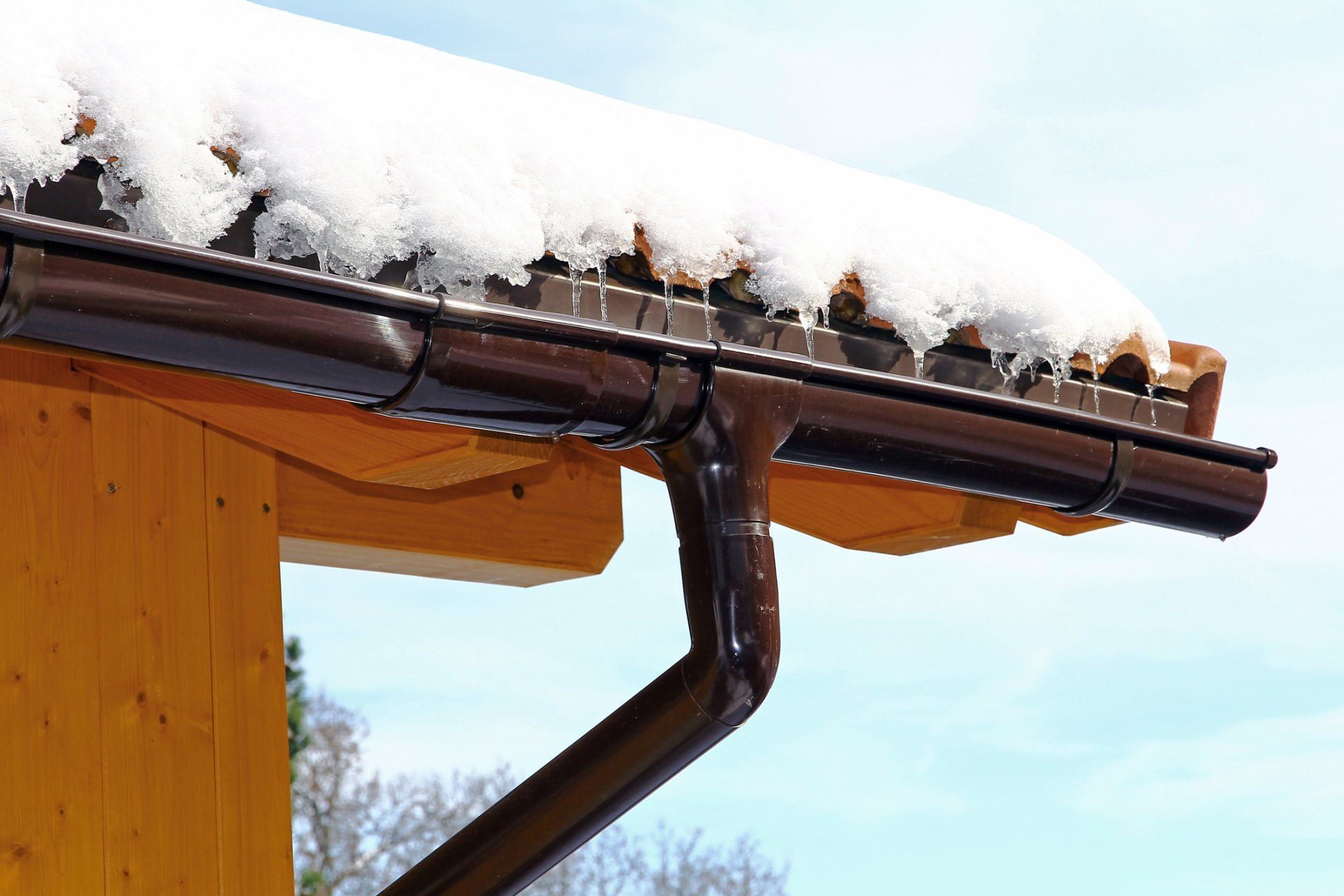 Roof full of snow — Indianapolis, IN — Rain-Flow Gutters