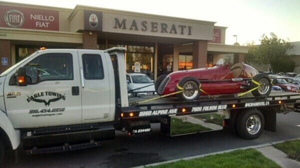 Tow Truck with Classic Car — Lockouts in Sacramento, CA