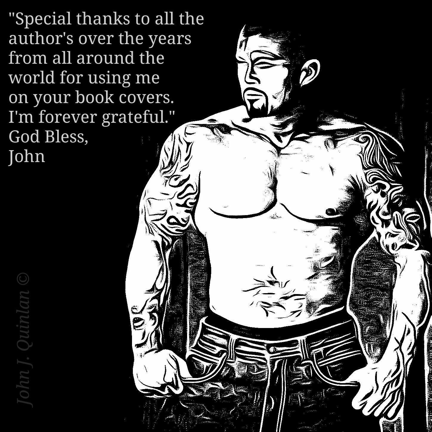 Actor & Model John J. Quinlan Thank You Poster #JohnQuinlan #JohnJQuinlan