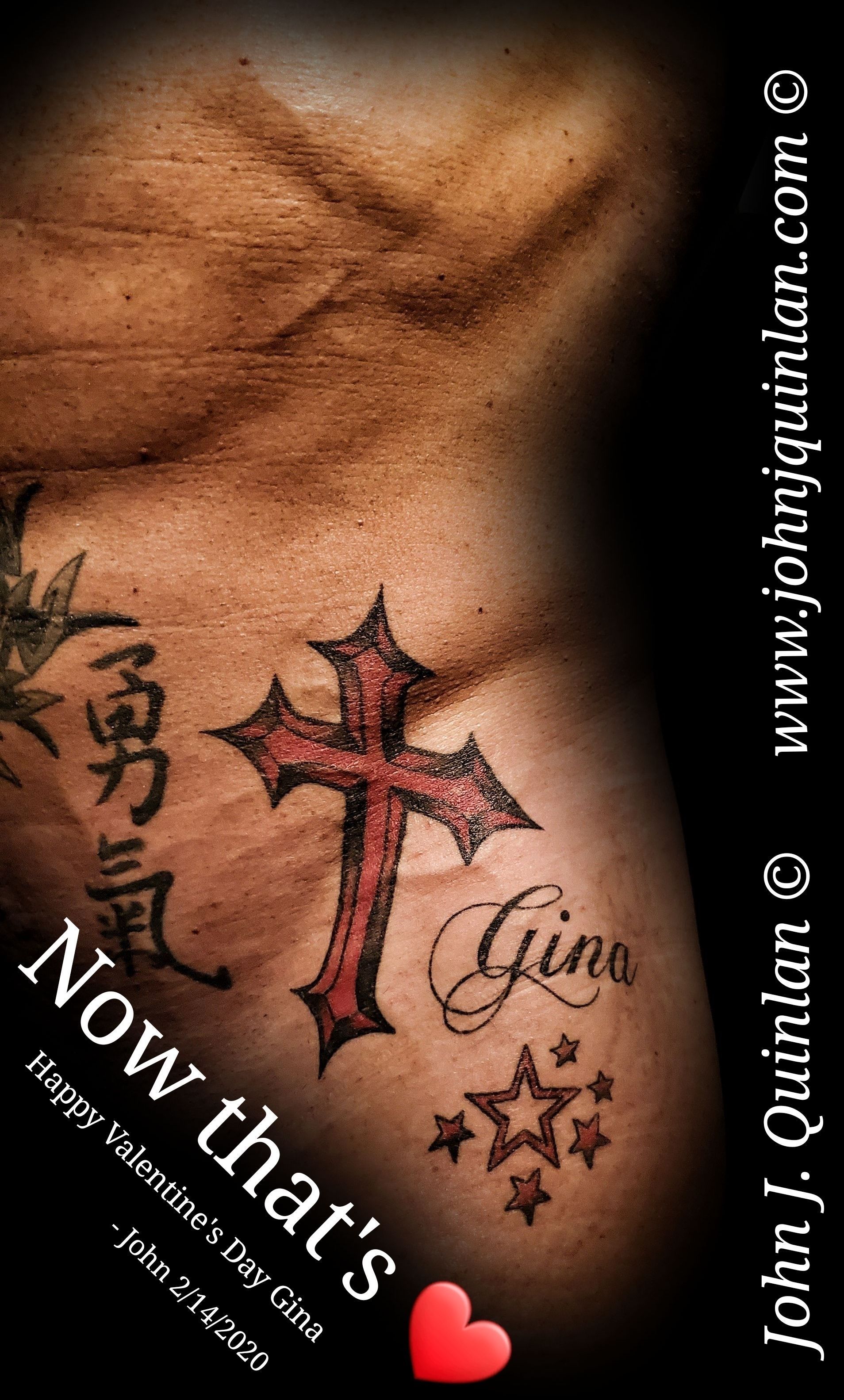 John J. Quinlan Happy Valentine's Day Gina Tattoo 2020 #JohnQuinlan JohnJQuinlan