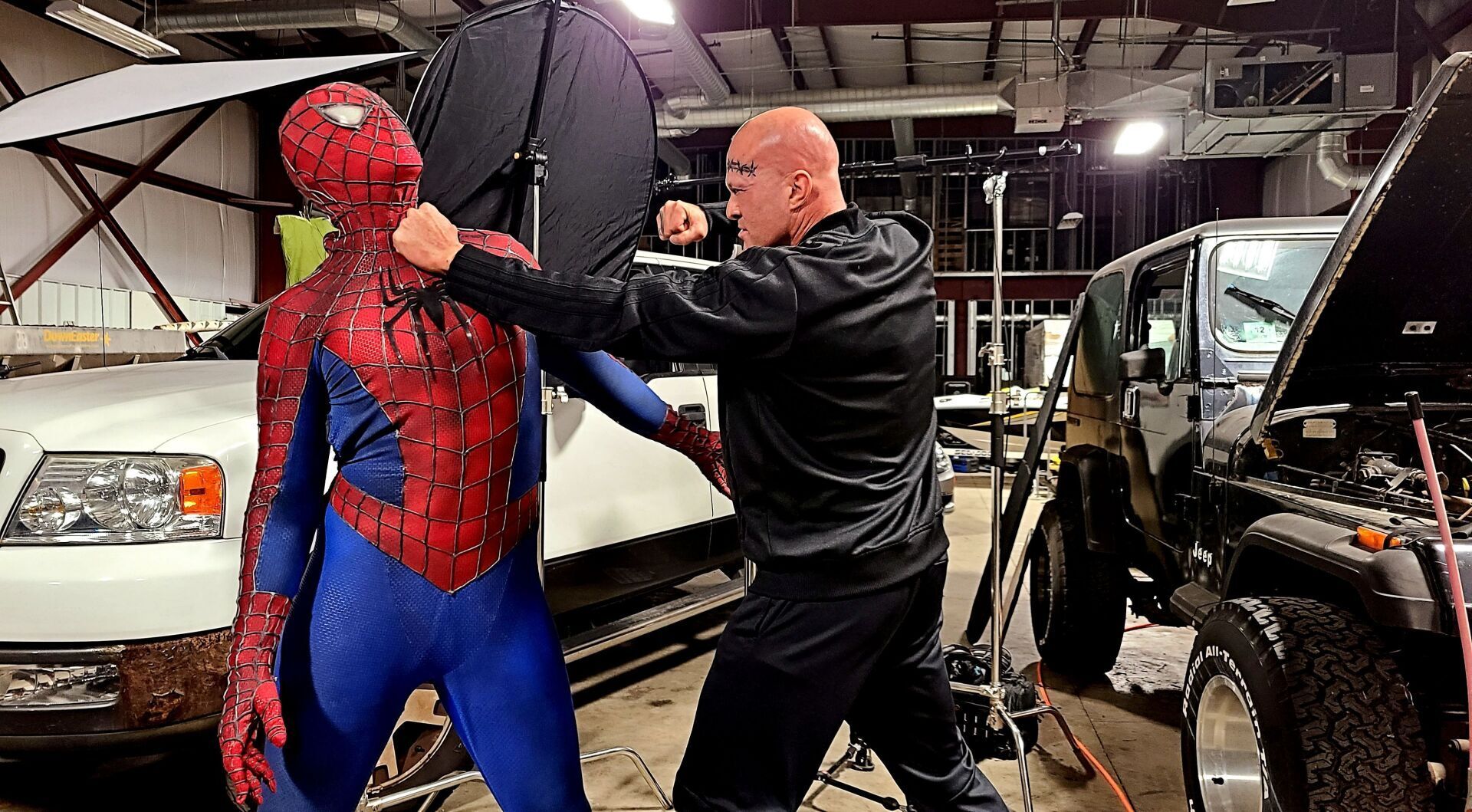 Spider-Man & Rhino John J. Quinlan with Brandon Melo #JohnQuinlan #JohnJQuinlan