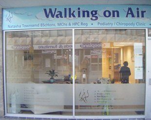Chiropody and podiatry - Gosport, Hampshire - Walking On Air - Clinic Clinic