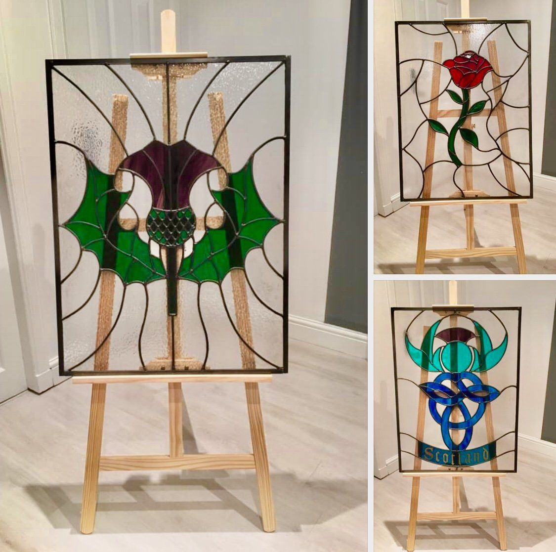 Stained glass samples