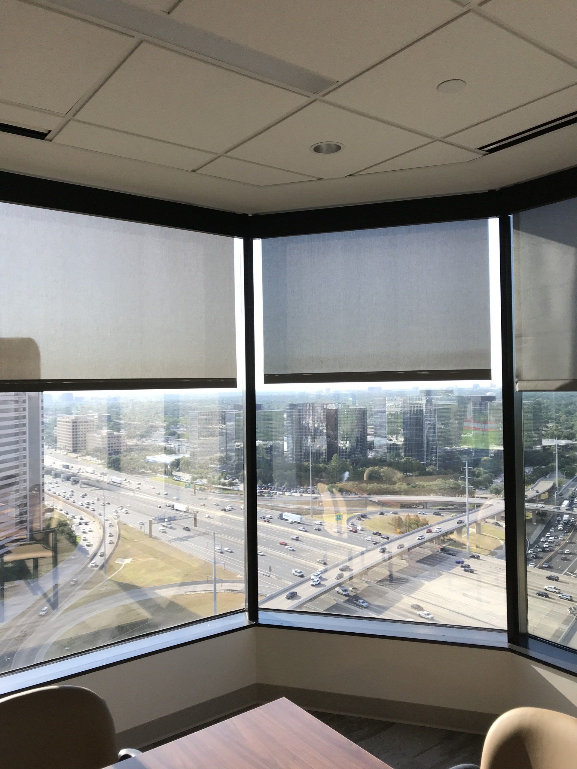 motorized solar shades image