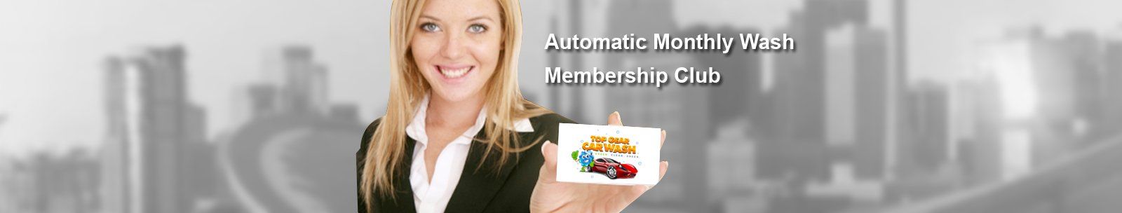 Automatic Monthly Car Wash Membership Club