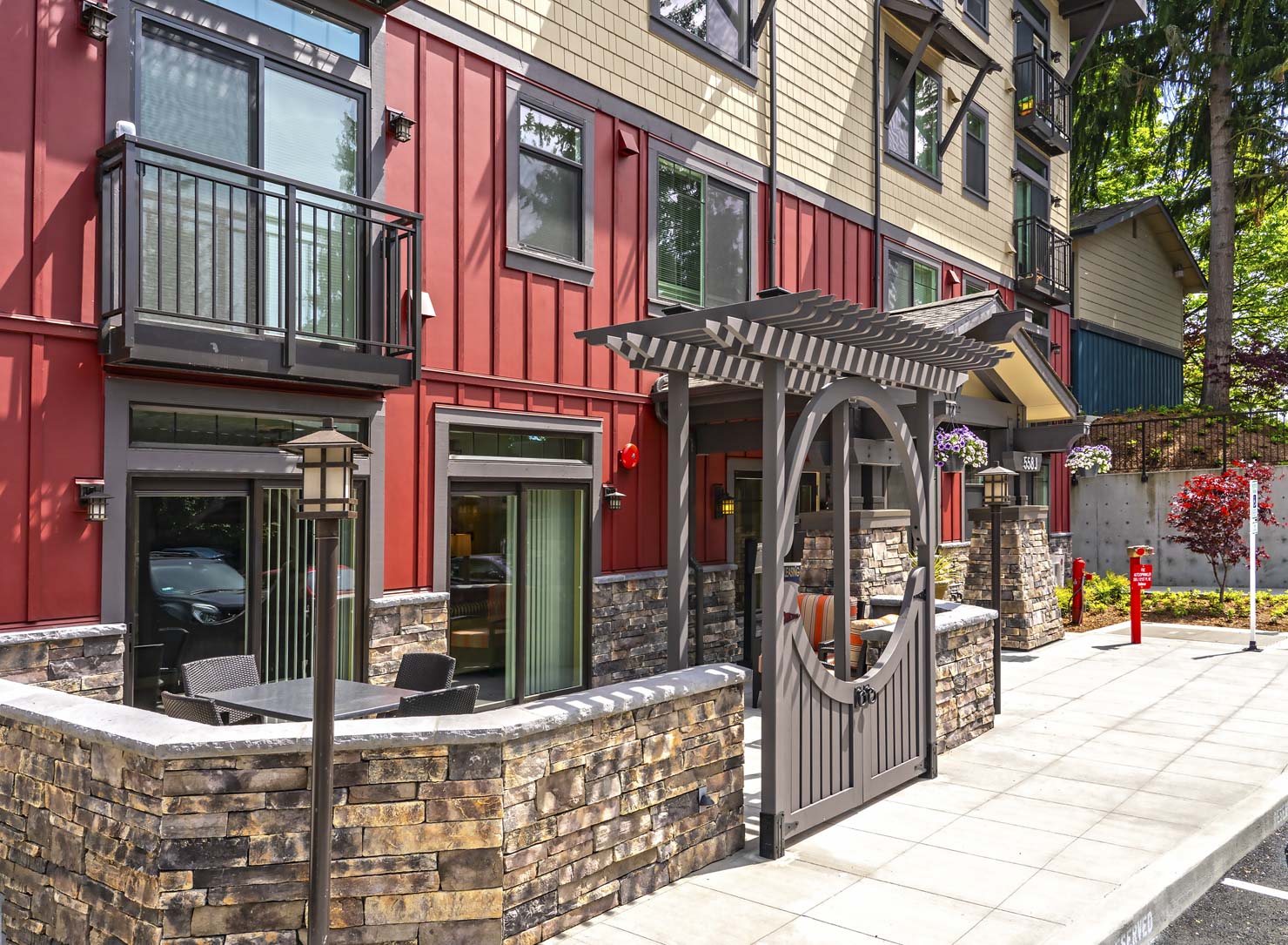 Apartment exterior