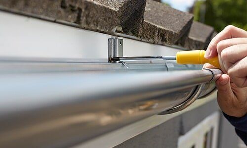Gutter installation performed in Fairfax, VA Gutter installation performed in Fairfax, VA