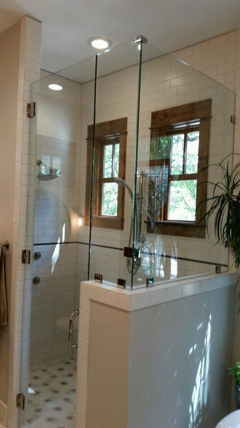 Shower Doors — Shower Room With Two Window in San Antonio, TX Shower Doors — Shower Room With Two Window in San Antonio, TX