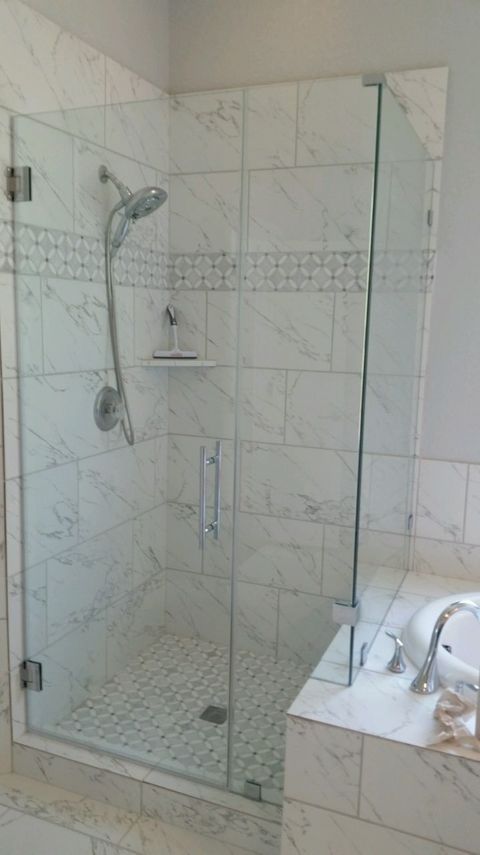 Home Glass — Shower Room With Tiles In The Wall in San Antonio, TX Home Glass — Shower Room With Tiles In The Wall in San Antonio, TX