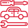 Icona revisione auto