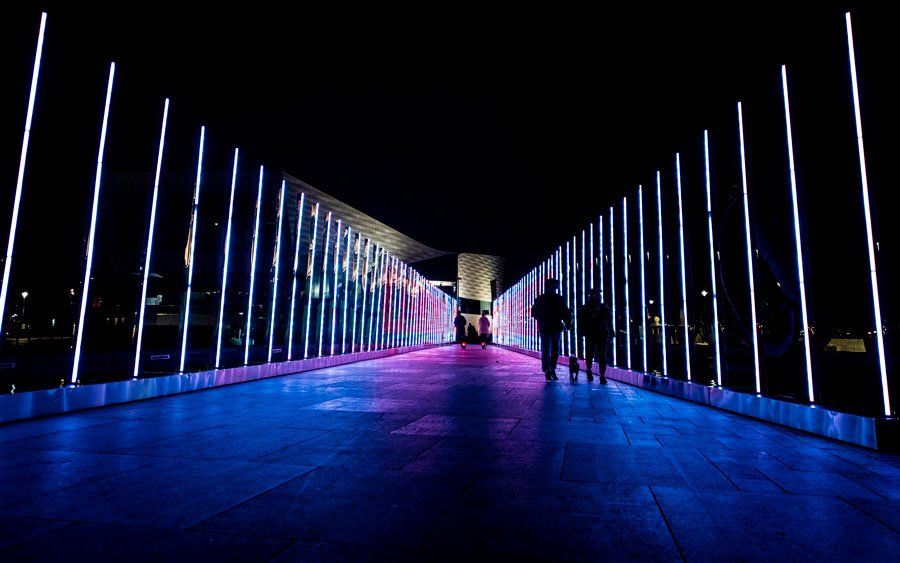 Liverpool Docks Night Photography by Frank Clarke of Chorley, Lancashire