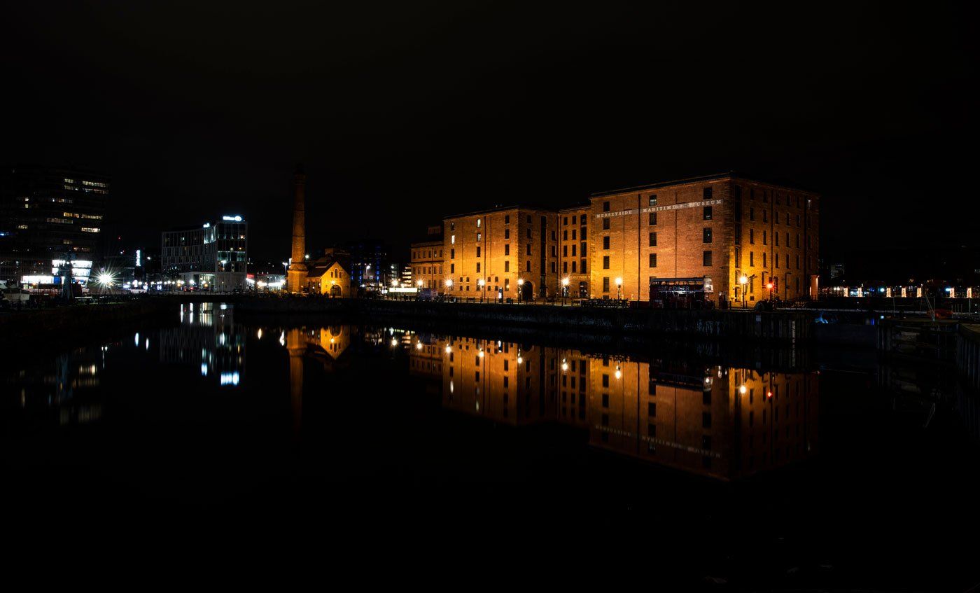 Liverpool Docks Night Photography by Frank Clarke of Chorley, Lancashire