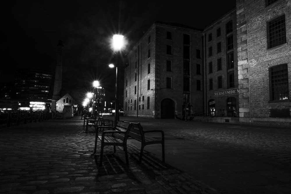 Liverpool Docks Night Photography by Frank Clarke of Chorley, Lancashire