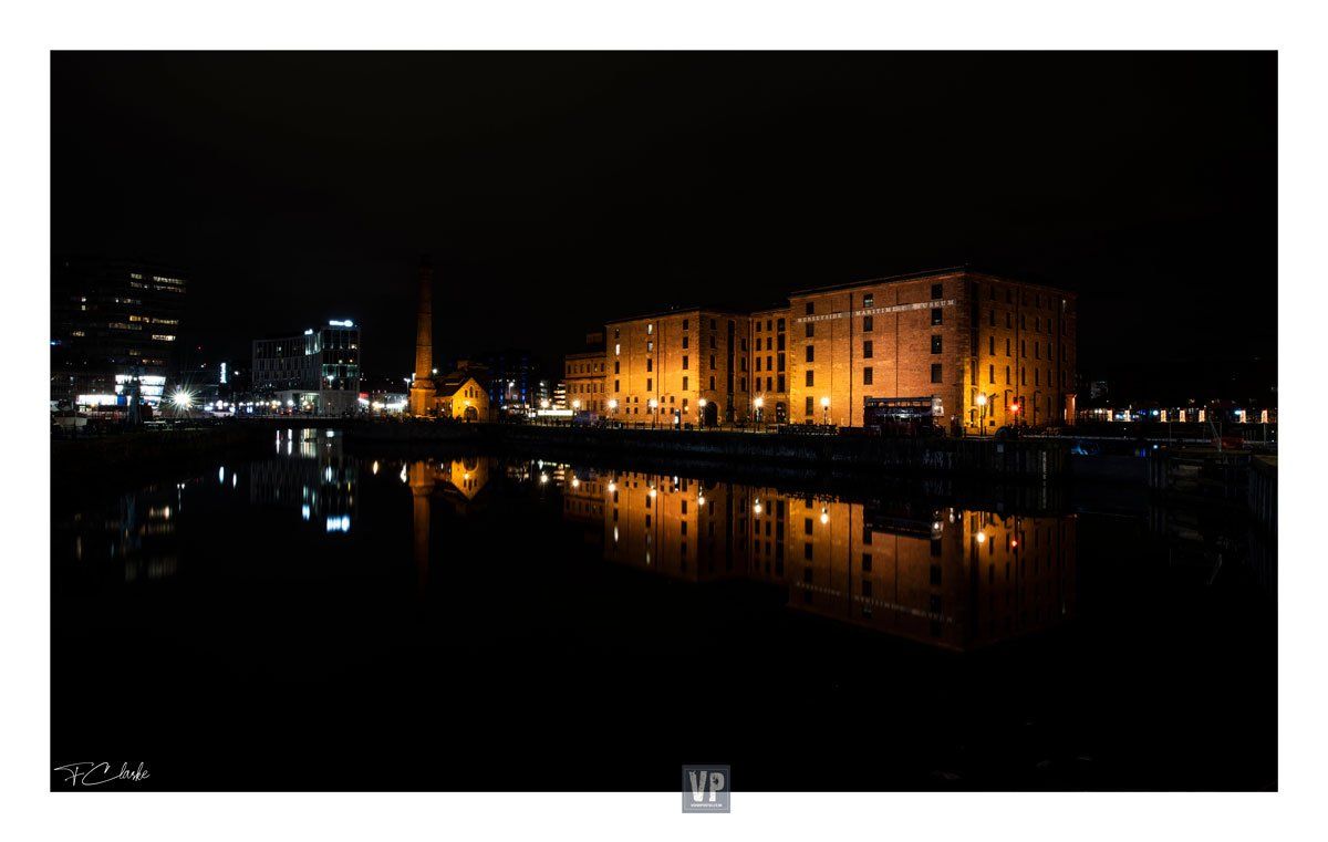 Liverpool Docks Night Photography by Frank Clarke of Chorley, Lancashire