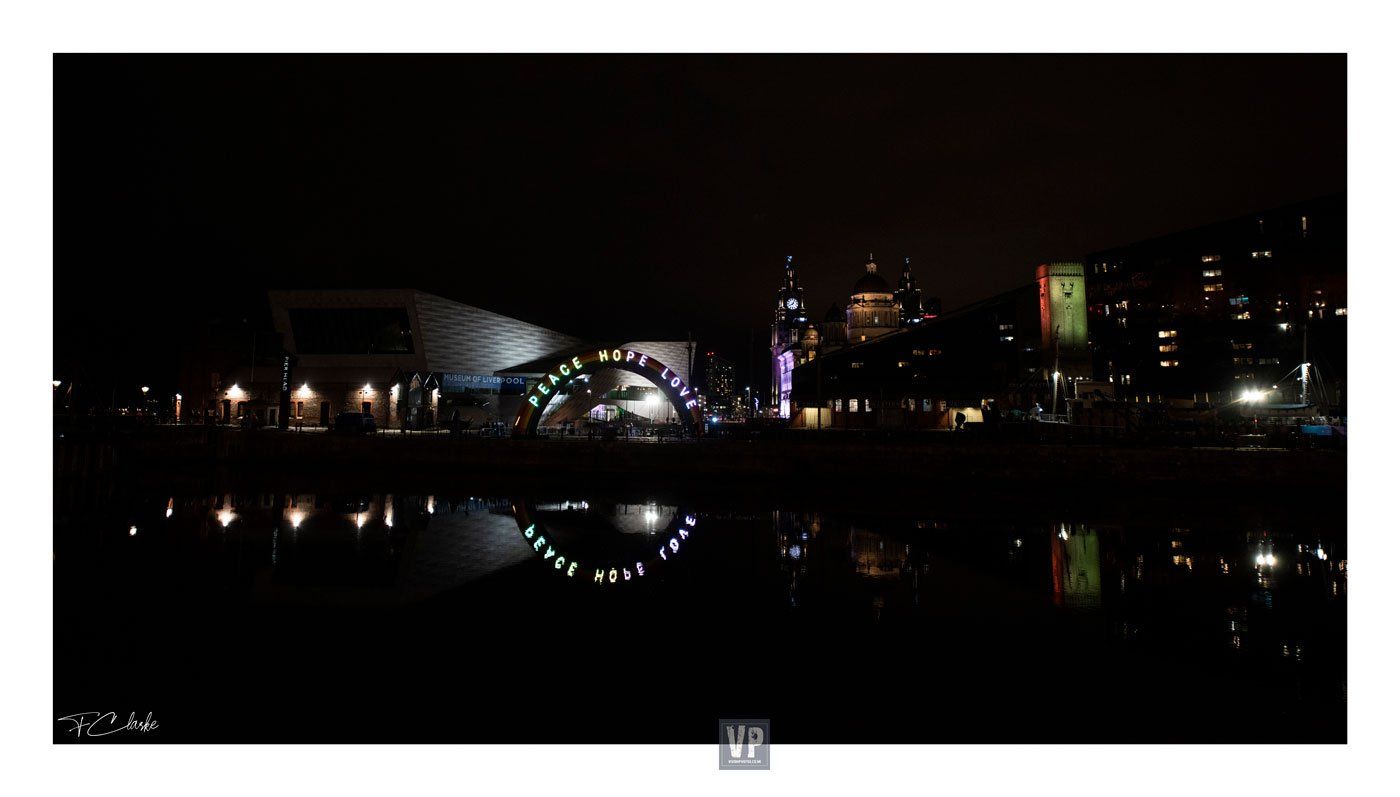 Liverpool Docks Night Photography by Frank Clarke of Chorley, Lancashire