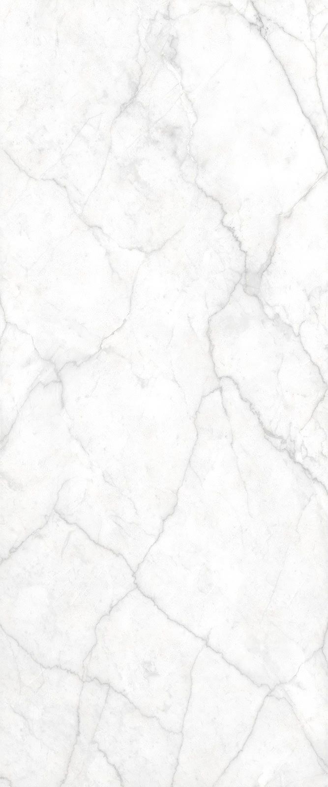 White marble surface with gray veining.