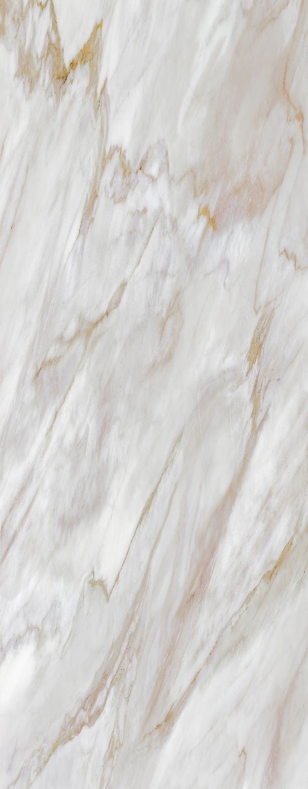White marble with light brown veining.
