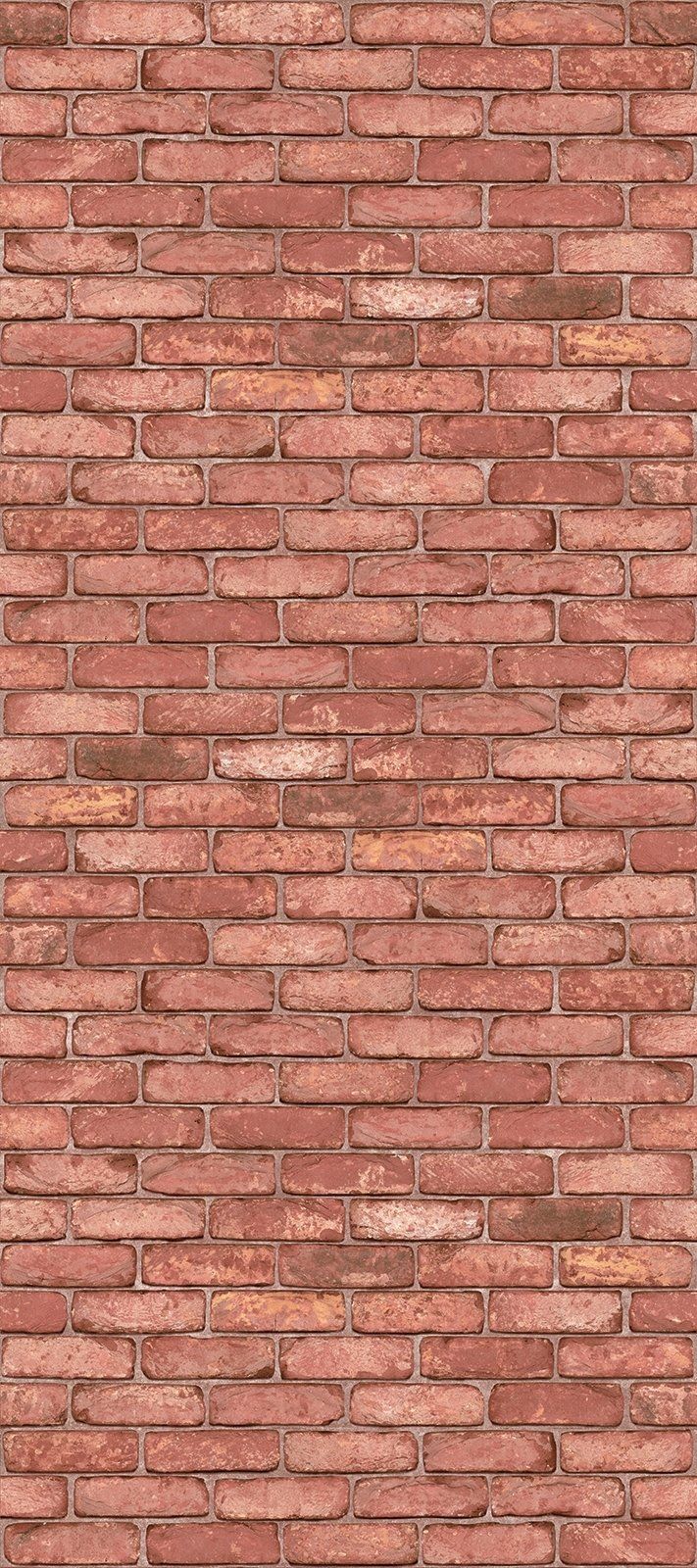 Red brick wall.