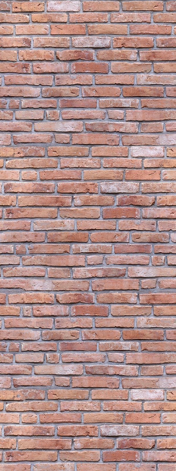Red brick wall.