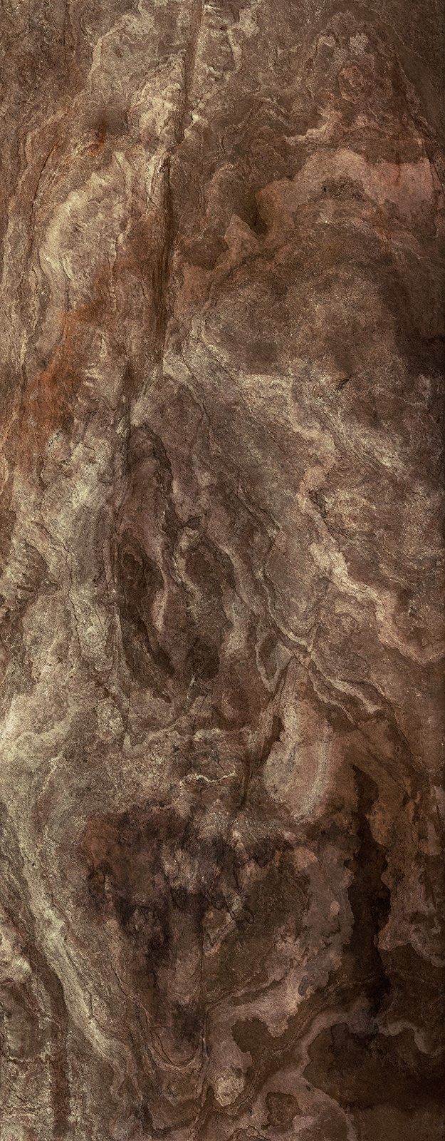 Abstract background with swirling patterns in shades of brown and beige, resembling stone or marble.