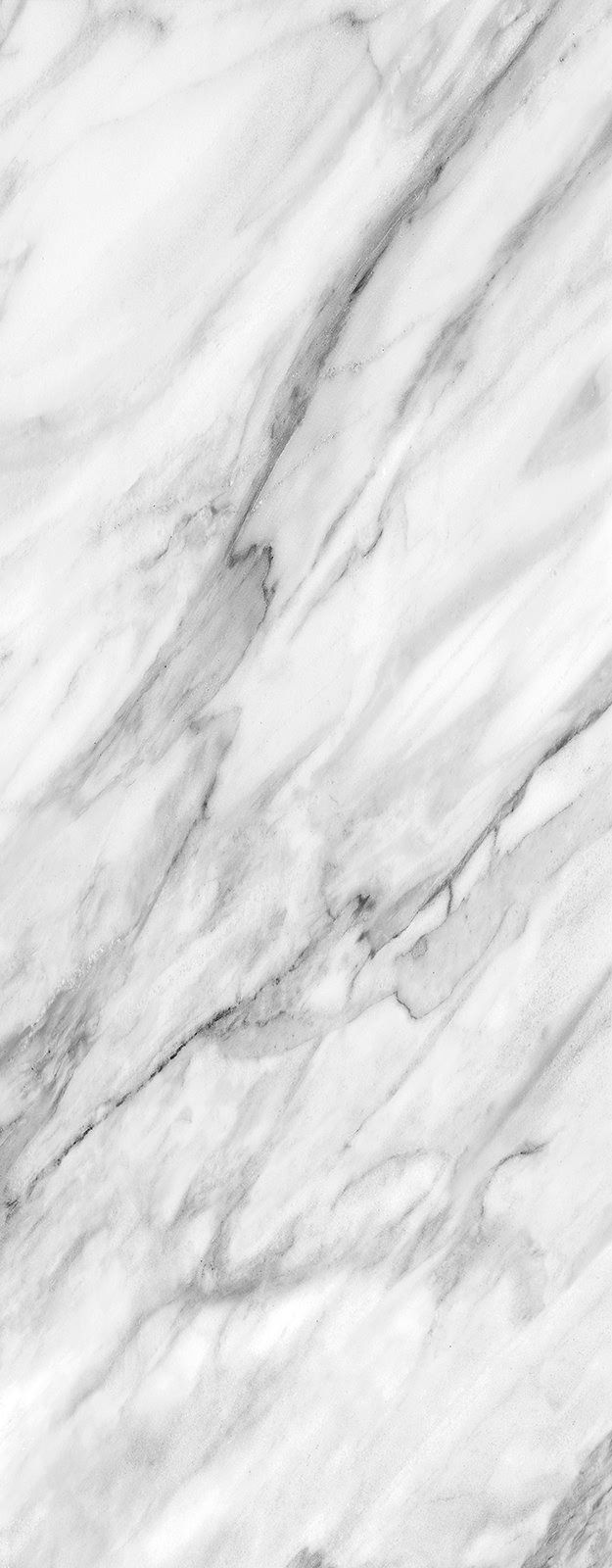 White marble with gray veining.